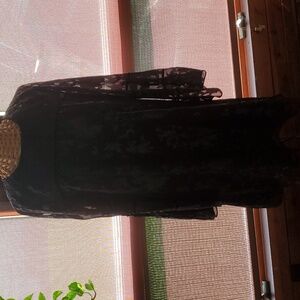 Black embellished dress